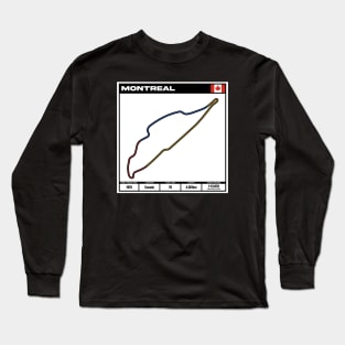 formula one circuit montreal - formula one track - formula 1 track T-Shirt Hoodie T-Shirt Long Sleeve T-Shirt